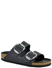 Šlepetės moterims Birkenstock Arizona Big Buckle, juodos цена и информация | Женские тапочки | pigu.lt