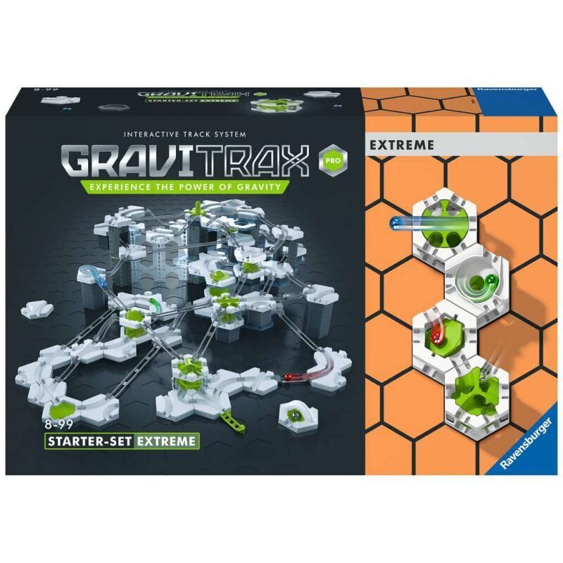 Trasa Ravensburger - GraviTrax PRO Starter Set Extreme 270194, 185 d. цена и информация | Žaislai berniukams | pigu.lt