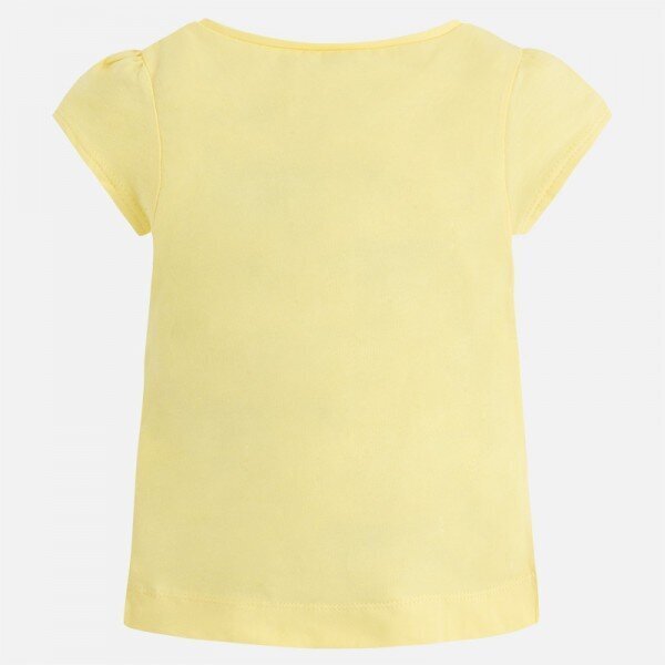 Marškinėliai mergaitėms, geltoni цена и информация | Marškinėliai mergaitėms | pigu.lt