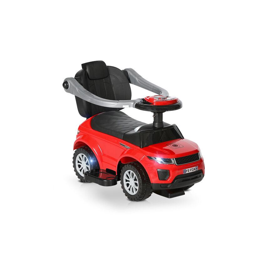 Paspiriamas vaikiškas automobilis-stumdukas su rankena Lorelli Off Road, raudonas kaina ir informacija | Žaislai kūdikiams | pigu.lt