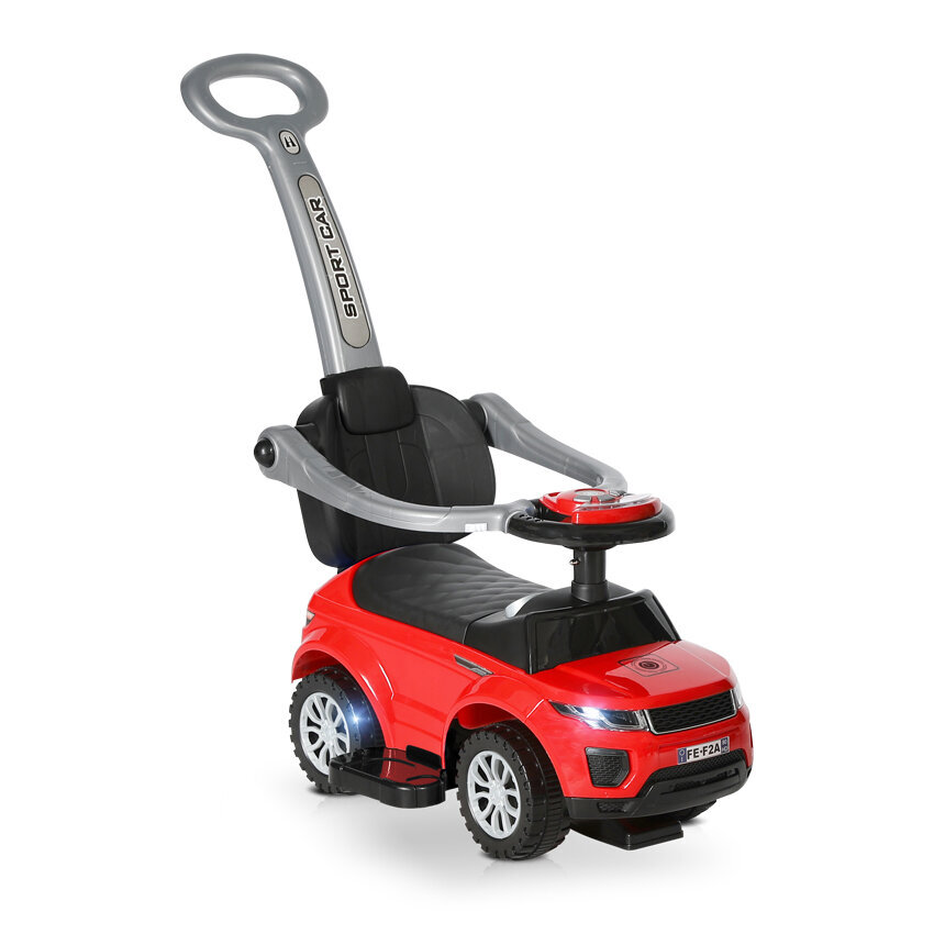 Paspiriamas vaikiškas automobilis-stumdukas su rankena Lorelli Off Road, raudonas kaina ir informacija | Žaislai kūdikiams | pigu.lt