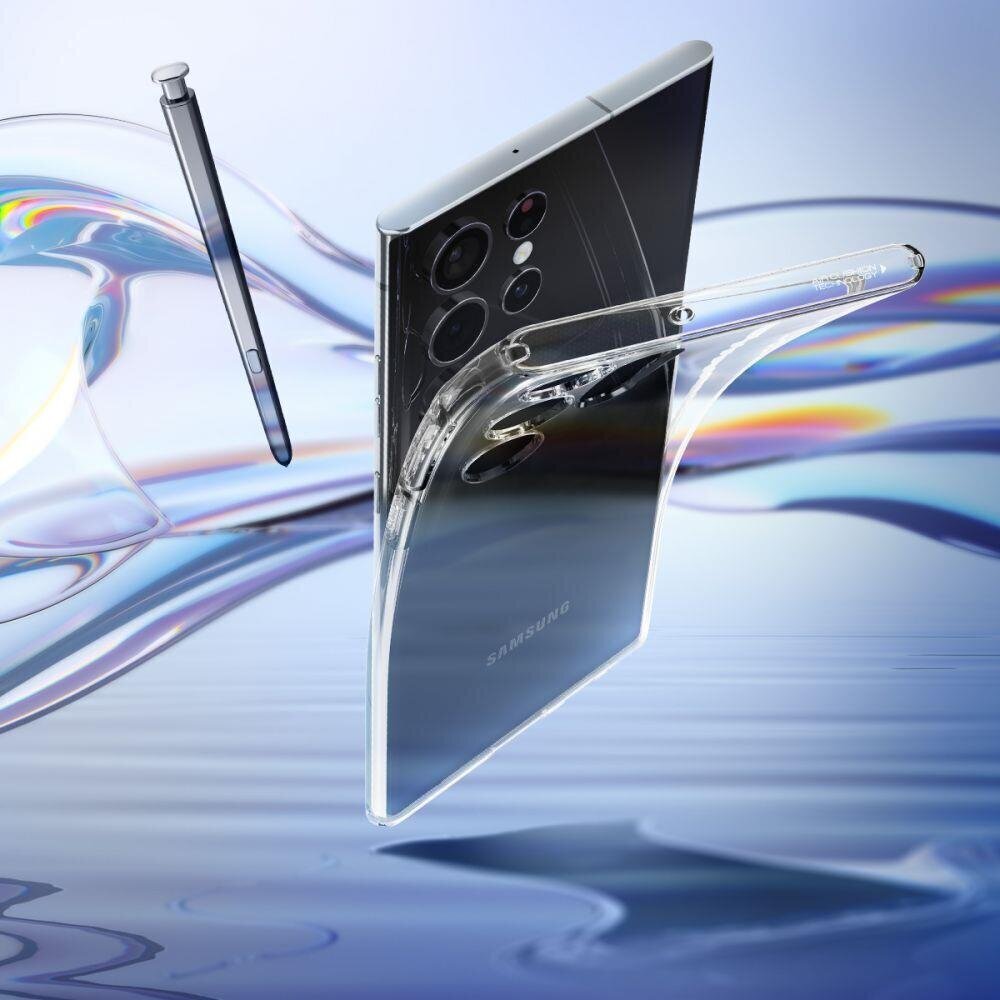Spigen Liquid Crystal, skirtas Galaxy S22 Ultra, skaidrus kaina ir informacija | Telefono dėklai | pigu.lt