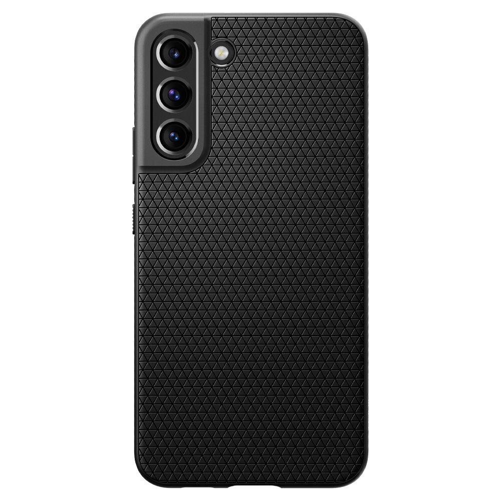 Spigen Liquid Air, skirtas Galaxy S22 +, juodas kaina ir informacija | Telefono dėklai | pigu.lt