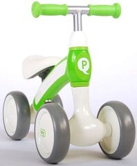 Balansinis dviratukas QPlay Cutey Ride On Junior, žalias/baltas kaina ir informacija | Balansiniai dviratukai | pigu.lt