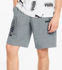 Puma vyriški šortai Power logo, pilki kaina ir informacija | Vyriški šortai | pigu.lt