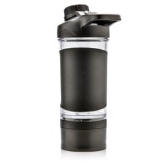 Бутылка-шейкер Meteor 500 мл, черная цена и информация | Фляги для воды | pigu.lt