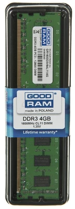 Good Ram DDR3 8192MB kaina ir informacija | Operatyvioji atmintis (RAM) | pigu.lt