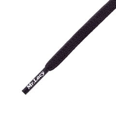 Mr.Lacy Flexies плоский резиновый шнур, черный, 70 см цена и информация | Средства для ухода за одеждой и обувью | pigu.lt