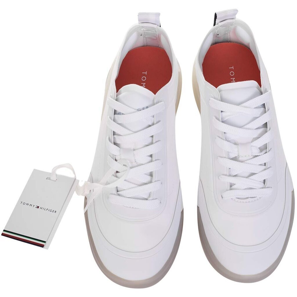 Sportiniai bateliai moterims Tommy Hilfiger Elevated Feminine Sneaker, balti kaina ir informacija | Sportiniai bateliai, kedai moterims | pigu.lt