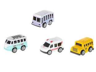 Набор из 4 металлических моделей автомобилей цена и информация | Игрушки для мальчиков | pigu.lt