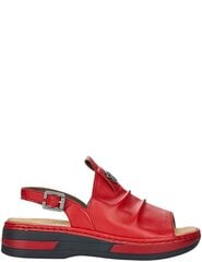 Босоножки женские Rieker, красные цена и информация | Туфли на Каблуке 2324912641 | pigu.lt