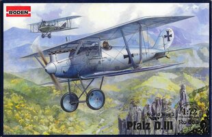 Модель для склеивания Roden 003 Pfalz D.III 1/72 цена и информация | Склеиваемые модели | pigu.lt