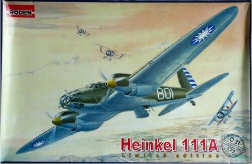 Klijuojamas Modelis Roden 021 He-111A 1/72 kaina ir informacija | Klijuojami modeliai | pigu.lt