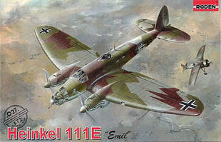 Klijuojamas Modelis Roden 027 He-111E 1/72 kaina ir informacija | Klijuojami modeliai | pigu.lt