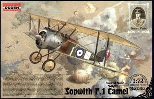 Klijuojamas Modelis Roden 040 Sopwith Camel F.1 1/72 kaina ir informacija | Klijuojami modeliai | pigu.lt