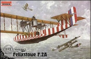 Модель для склеивания Roden 047 Felixstowe F.2A w/upper wing gunner position 1/72 цена и информация | Склеиваемые модели | pigu.lt