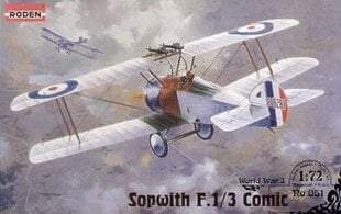 Модель для склеивания Roden 051 Sopwith Comic 1/72 цена и информация | Склеиваемые модели | pigu.lt