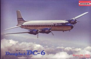 Модель для склеивания Roden 304 DC-6 1/144 цена и информация | Склеиваемые модели | pigu.lt