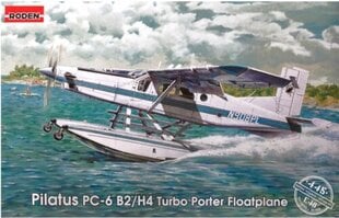 Klijuojamas Modelis Roden 445 Pilatus PC-6 B2/H4 Turbo Porter Floatplane 1/48 kaina ir informacija | Klijuojami modeliai | pigu.lt