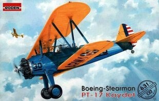 Склеиваемая модель Roden 631 Boeing / Stearman PT-17 Kaydet 1/32 цена и информация | Склеиваемые модели | pigu.lt