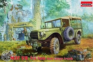 Склеиваемая модель Roden 806 М37 US 3/4 тонна 4x4 грузовой автомобиль 1/35 цена и информация | Склеиваемые модели | pigu.lt