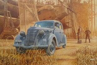 Склеиваемая модель Roden 817 V8-G81A Special 1938 1/35 цена и информация | Склеиваемые модели | pigu.lt