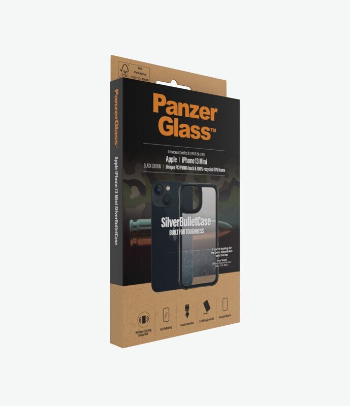 PanzerGlass ClearCase SilverBullet kaina ir informacija | Telefono dėklai | pigu.lt