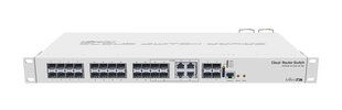 Адаптер Mikrotik CRS328-4C-20S-4S+RM|Type L2|Rack 1U|4x10/100/1000BASE-T/SFP combo|20xSFP|4xSFP+|1xRJ45|CRS328-4C-20S-4S+RM цена и информация | Адаптеры, USB-разветвители | pigu.lt