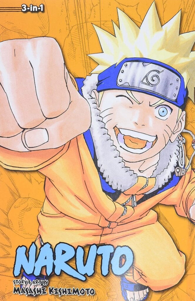 Komiksas Manga Naruto 3in1 Vol. 7 kaina ir informacija | Komiksai | pigu.lt