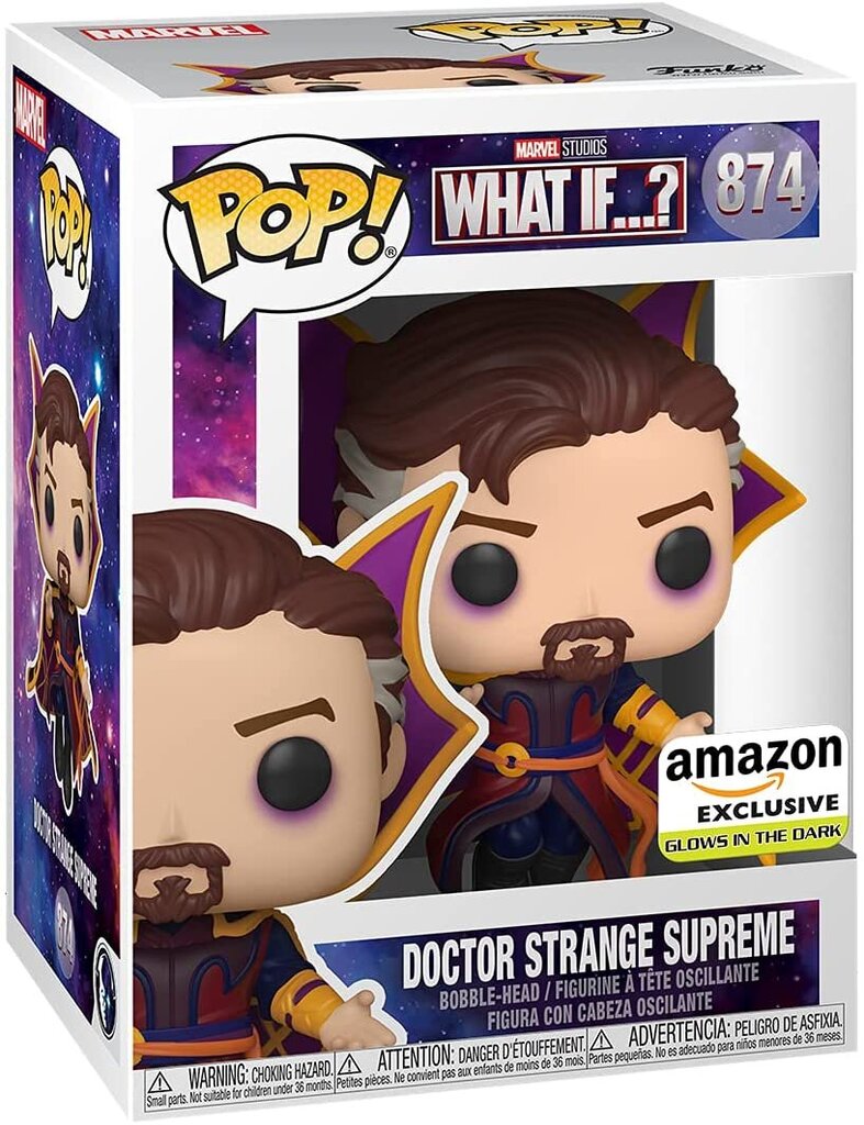 Funko POP! Marvel What If? - Doctor Strange Supreme Glow exlusive kaina ir informacija | Žaidėjų atributika | pigu.lt