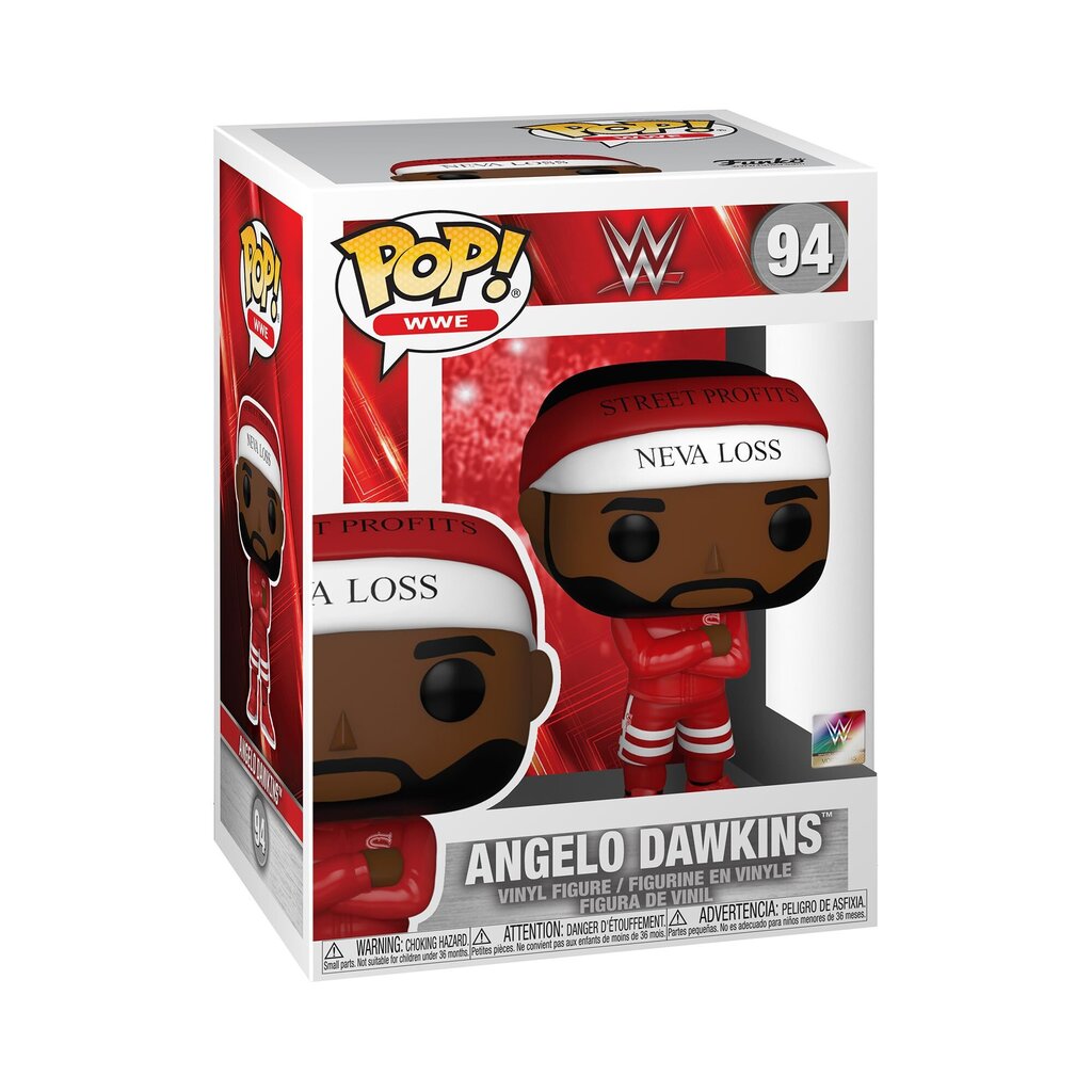 Funko POP! WWE Angelo Dawkins exclusive kaina ir informacija | Žaidėjų atributika | pigu.lt