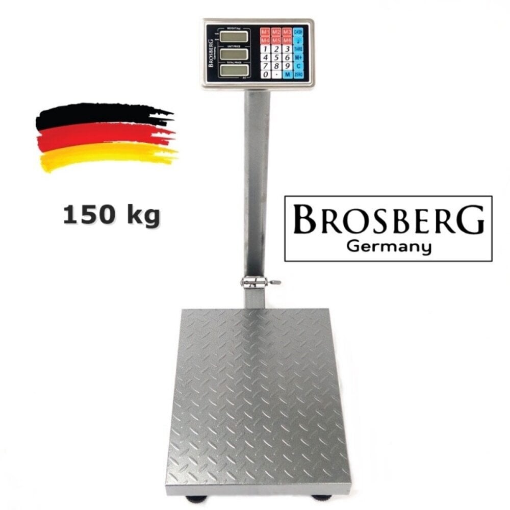 Platforminės svarstyklės Brosberg P150MS kaina ir informacija | Pramoninės svarstyklės | pigu.lt