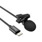 Mikrofonas HOCO iPhone Lightning 8 kontaktų L14 juodas kaina ir informacija | Mikrofonai | pigu.lt