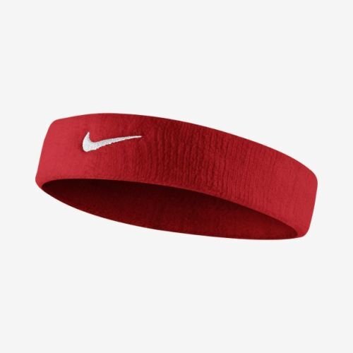 Galvos raištis Nike Swoosh, raudonas цена и информация | Lauko teniso prekės | pigu.lt