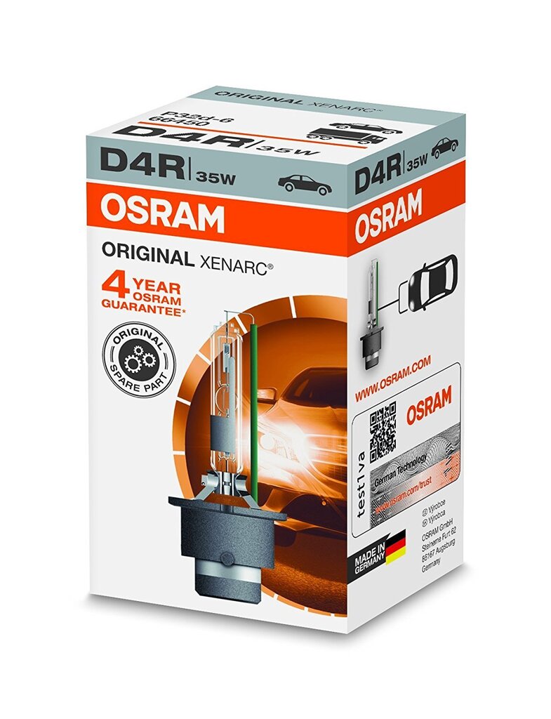 Automobilinė ksenon lemputė Osram Xenarc D4R, 1 vnt. kaina ir informacija | Automobilių lemputės | pigu.lt