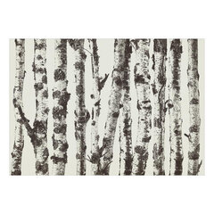 Fototapetas - Stately Birches - First Variant, 150x105 kaina ir informacija | Fototapetai | pigu.lt