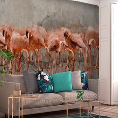 Fototapetas - Flamingo Lake, 250x175 kaina ir informacija | Fototapetai | pigu.lt