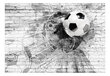 Fototapetas - Dynamic Football, 98x70 kaina ir informacija | Fototapetai | pigu.lt