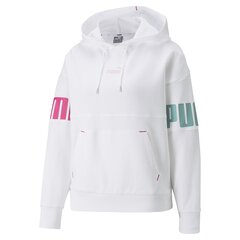 Moteriškas džermperis Puma Power Colorblock Hoodie TR baltas 847125 02 kaina ir informacija | Džemperiai moterims | pigu.lt