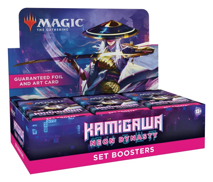 Kortų žaidimas MTG - Kamigawa Neon Dynasty Set Booster Display kaina ir informacija | Stalo žaidimai, galvosūkiai | pigu.lt