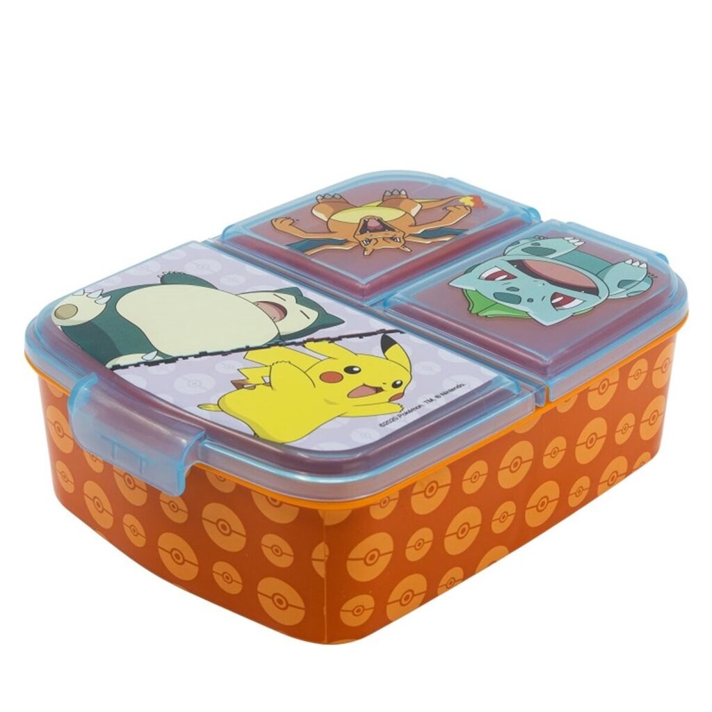 Pokemon Multi Compartment Sandwich Box kaina ir informacija | Žaidėjų atributika | pigu.lt