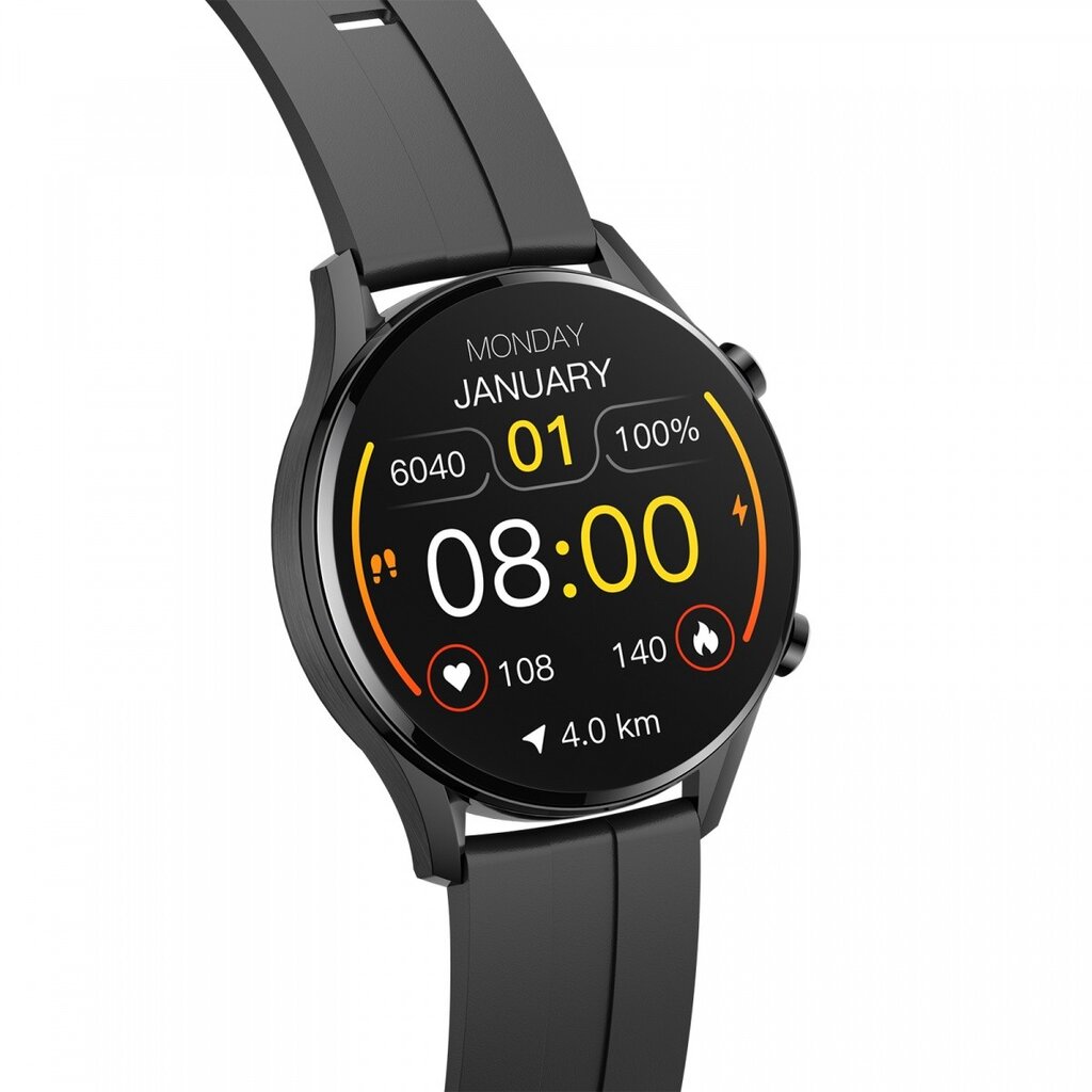 MaxCom Fit FW54 Iron Black цена и информация | Išmanieji laikrodžiai (smartwatch) | pigu.lt