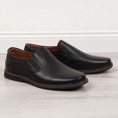 Klasikiniai vyriški batai NEWS M EVE303A, juodi цена и информация | Мужские ботинки | pigu.lt
