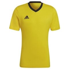 Спортивная рубашка мужская Adidas Entrada 22 M HI2122, желтая цена и информация | Мужская спортивная одежда | pigu.lt