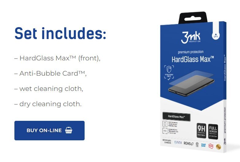 LCD apsauginis stikliukas 3MK Hard Glass Max Finger Print, skirtas Samsung S908 S22 Ultra 5G kaina ir informacija | Apsauginės plėvelės telefonams | pigu.lt