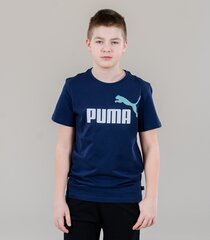 Детская футболка Puma 586985*96, тёмно-синяя /белая 4064535703788 цена и информация | Рубашка для мальчиков | pigu.lt