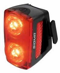 Задняя лампа Sigma Buster 150 USB с функцией торможения цена и информация | Велосипедные фонари, отражатели | pigu.lt