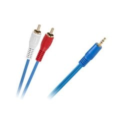 Kabelis, 2xRCA - AUX 3.5 mm, 1.8 m kaina ir informacija | Kabeliai ir laidai | pigu.lt