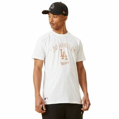 Мужская футболка с коротким рукавом New Era MLB Metallic Grapich Print Dodger, белая, S6437379 цена и информация | Мужские термобрюки, темно-синие, SMA61007 | pigu.lt