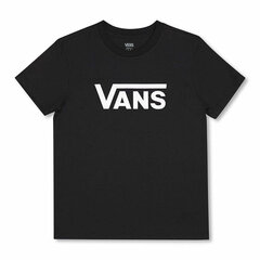 Футболка с коротким рукавом женская Vans Drop V SS Crew-B W Black, чёрная, S6437885 цена и информация | Спортивная одежда женская | pigu.lt